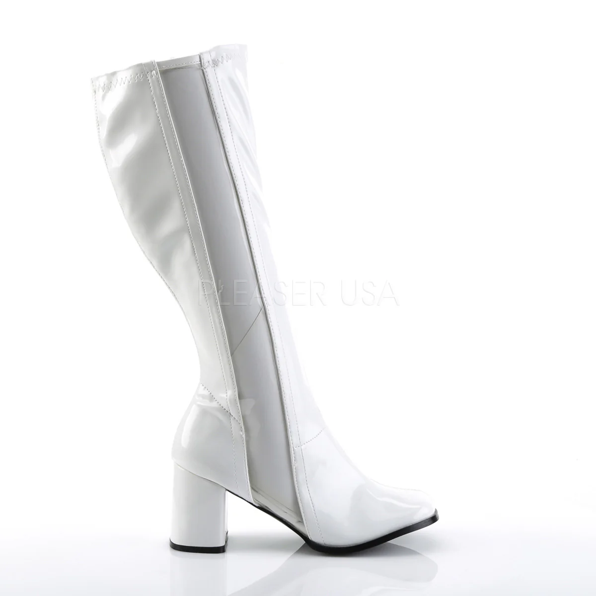 GOGO-303  White Str Patent-Clear Tpu - Image 5