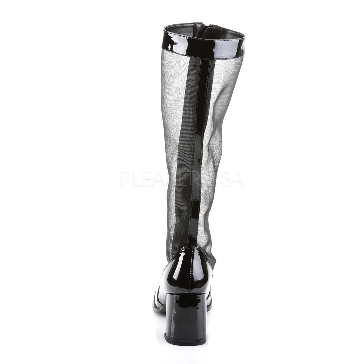 GOGO-307 Black Str Patent-Mesh - Image 4