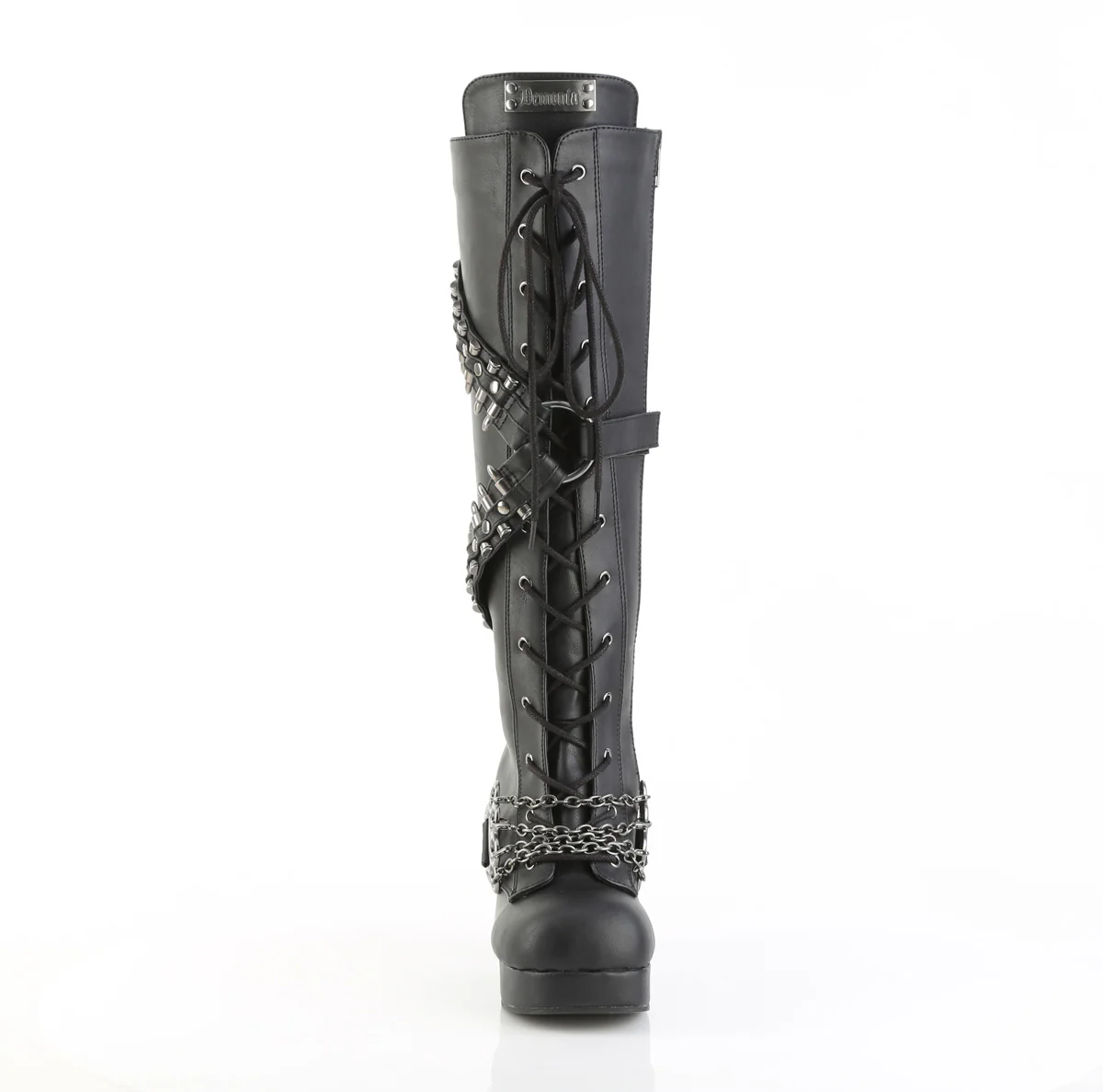 GOTHIKA-108 Black Vegan Leather - Image 2