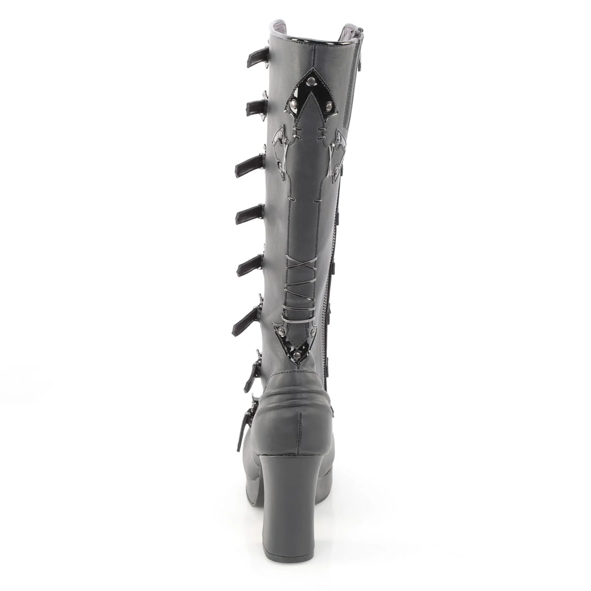 GOTHIKA-160  Black Vegan Leather - Image 4