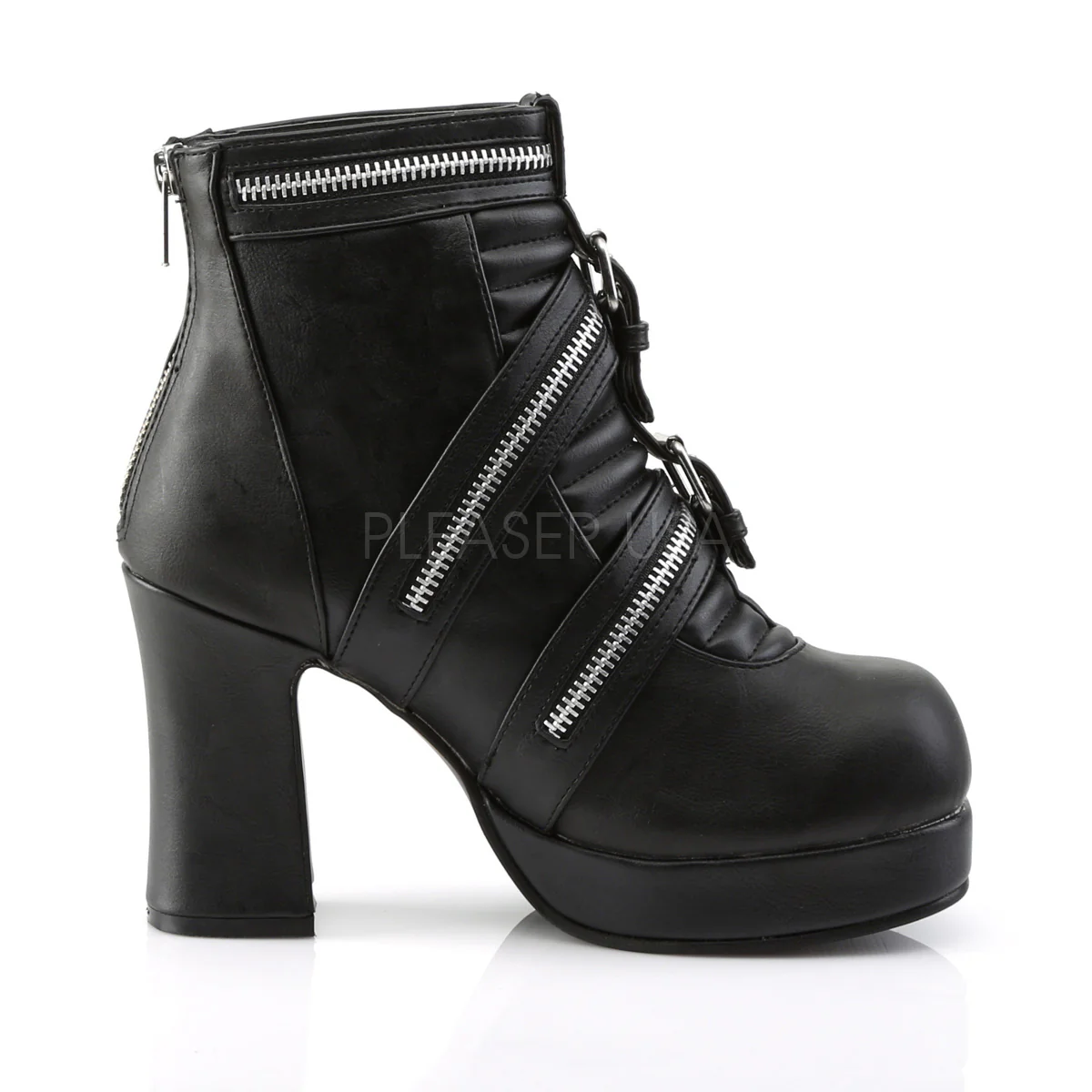 GOTHIKA-50  Black Vegan Leather - Image 5