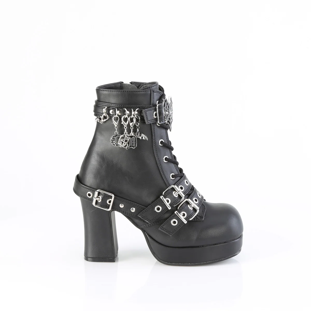 GOTHIKA-66  Black Vegan Leather - Image 5