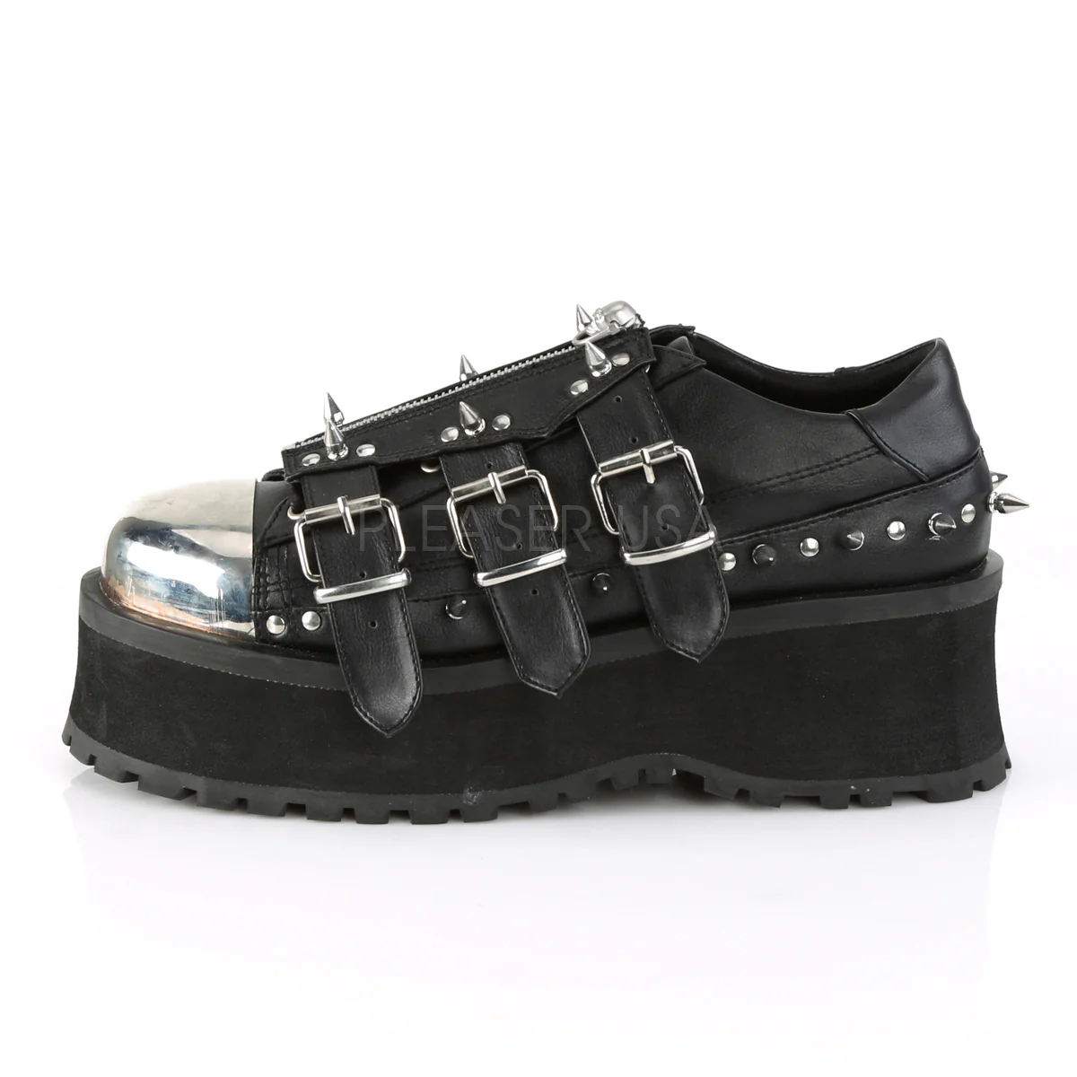 GRAVEDIGGER-03  Black Vegan Leather - Image 3