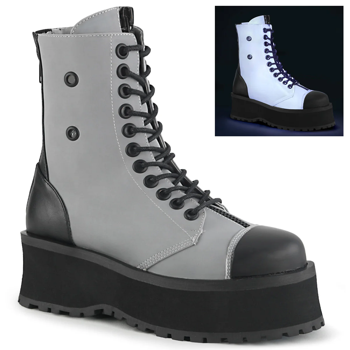 GRAVEDIGGER-10 Grey Reflective