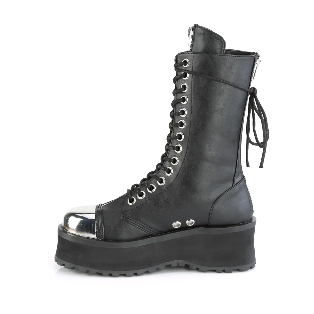 GRAVEDIGGER-14  Black Vegan Leather - Image 3