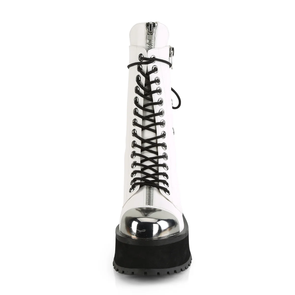 GRAVEDIGGER-14 White Vegan Leather - Image 2