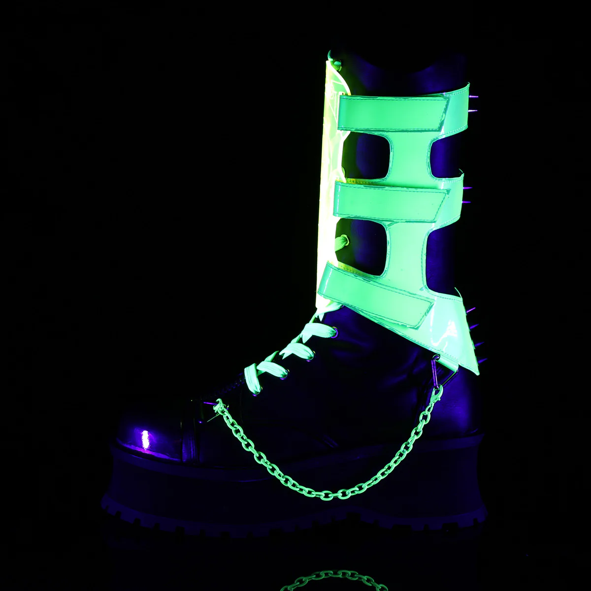 GRAVEDIGGER-255  Black Vegan Leather - Image 3