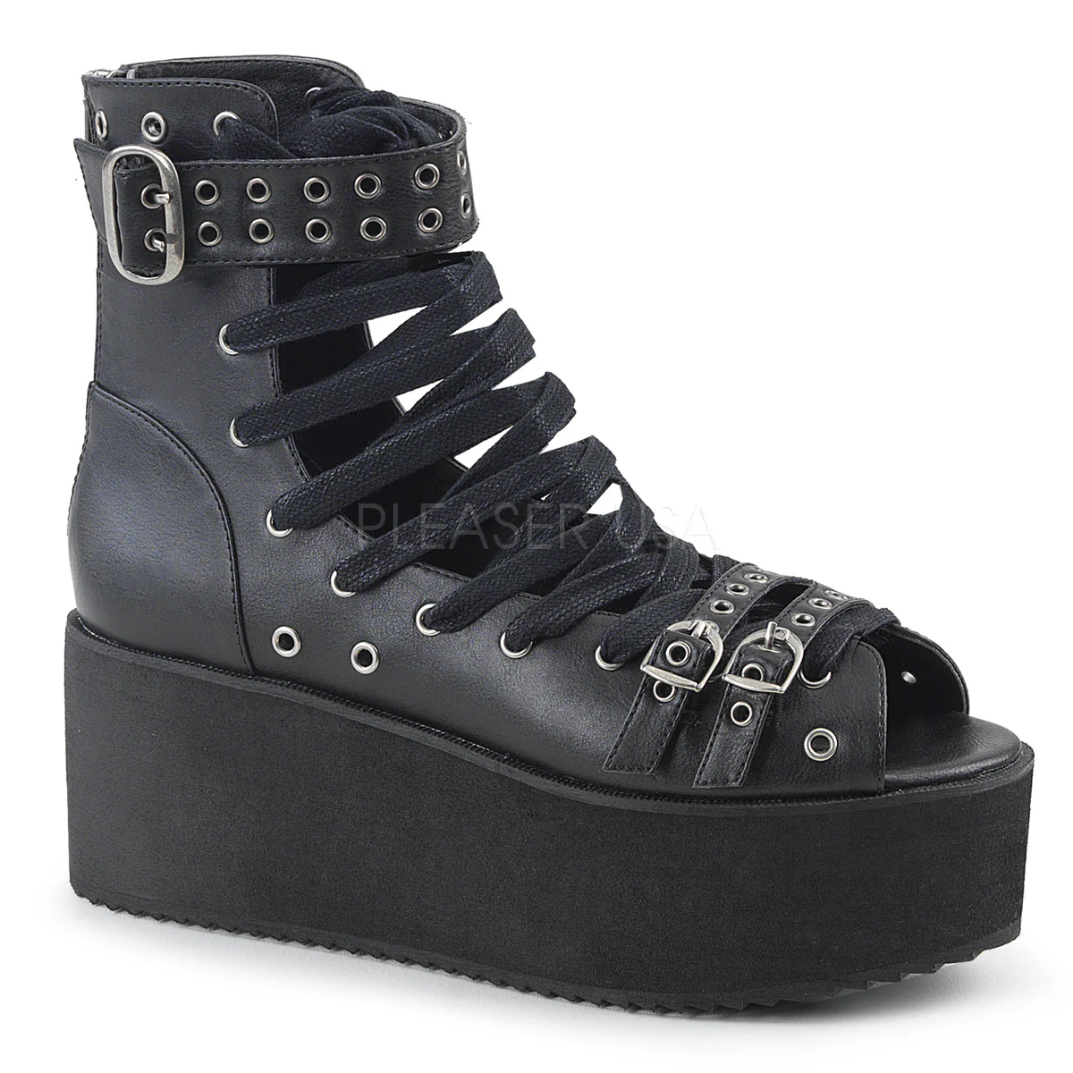 GRIP-105  Black Vegan Leather