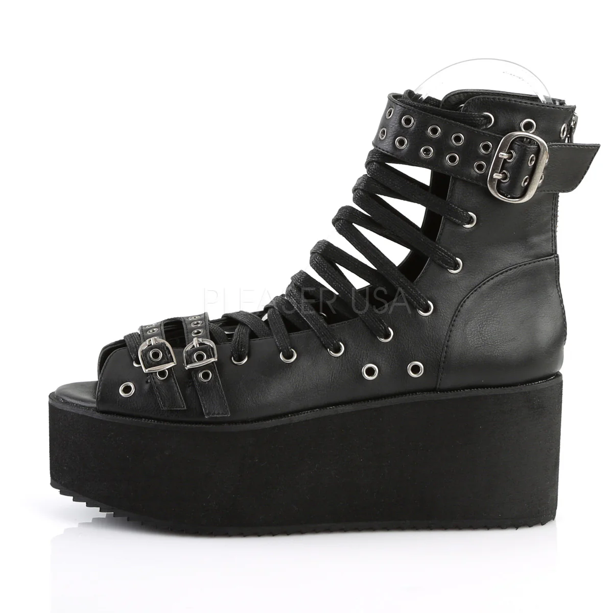 GRIP-105  Black Vegan Leather - Image 3