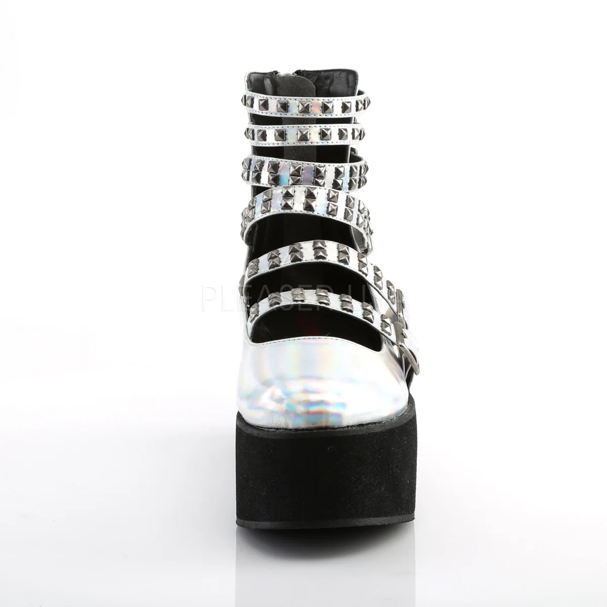 GRIP-31  Silver Hologram Vegan Leather - Image 2