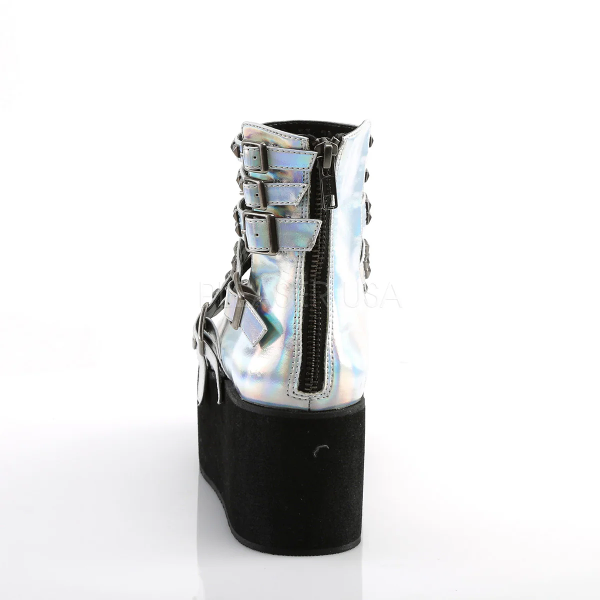 GRIP-31  Silver Hologram Vegan Leather - Image 4