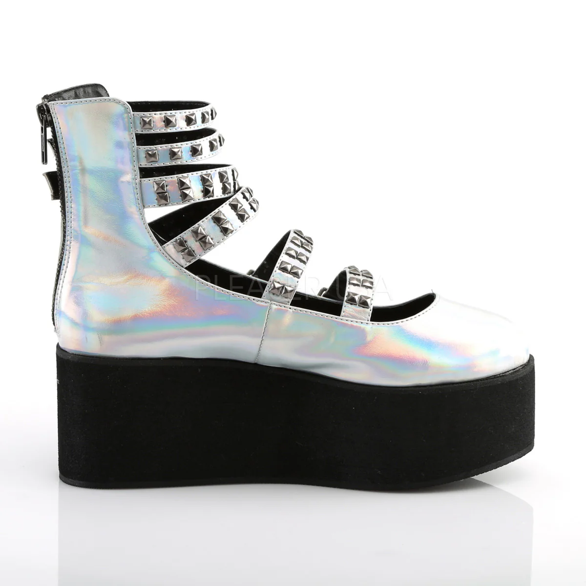 GRIP-31  Silver Hologram Vegan Leather - Image 5