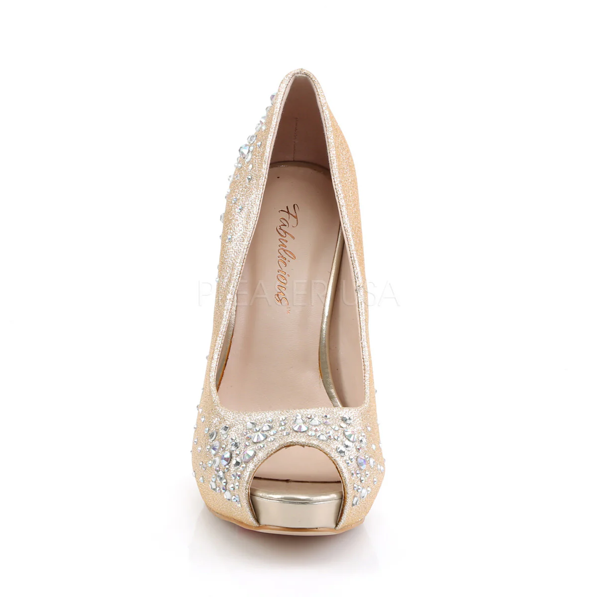 HEIRESS-22R  Nude Shimmering Fabric - Image 2