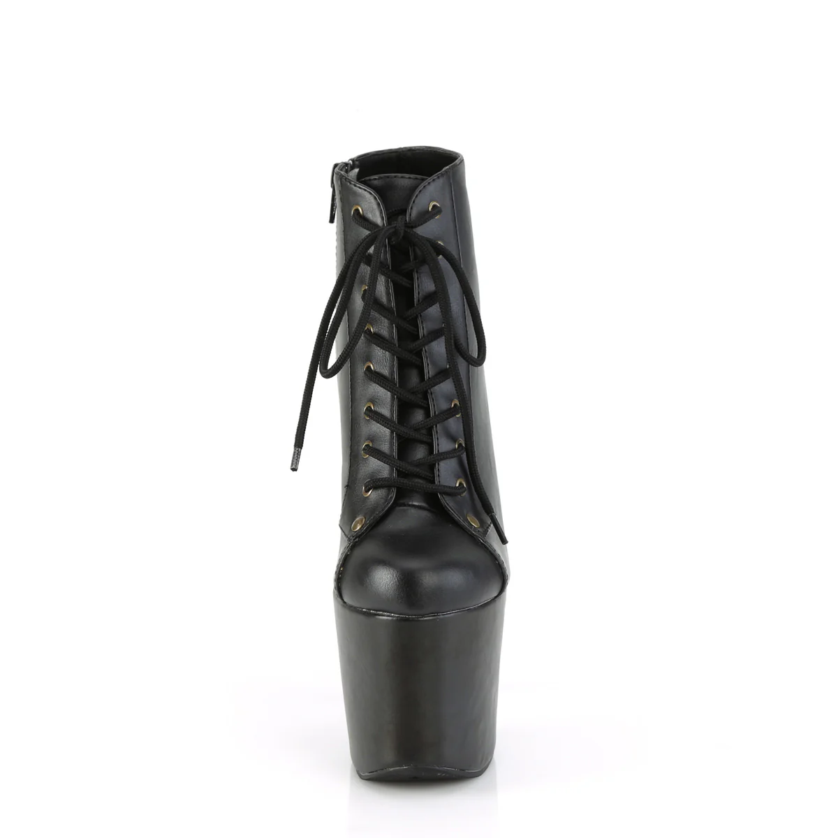 HEX-1005  Black Faux Leather/Black Faux Leather - Image 2