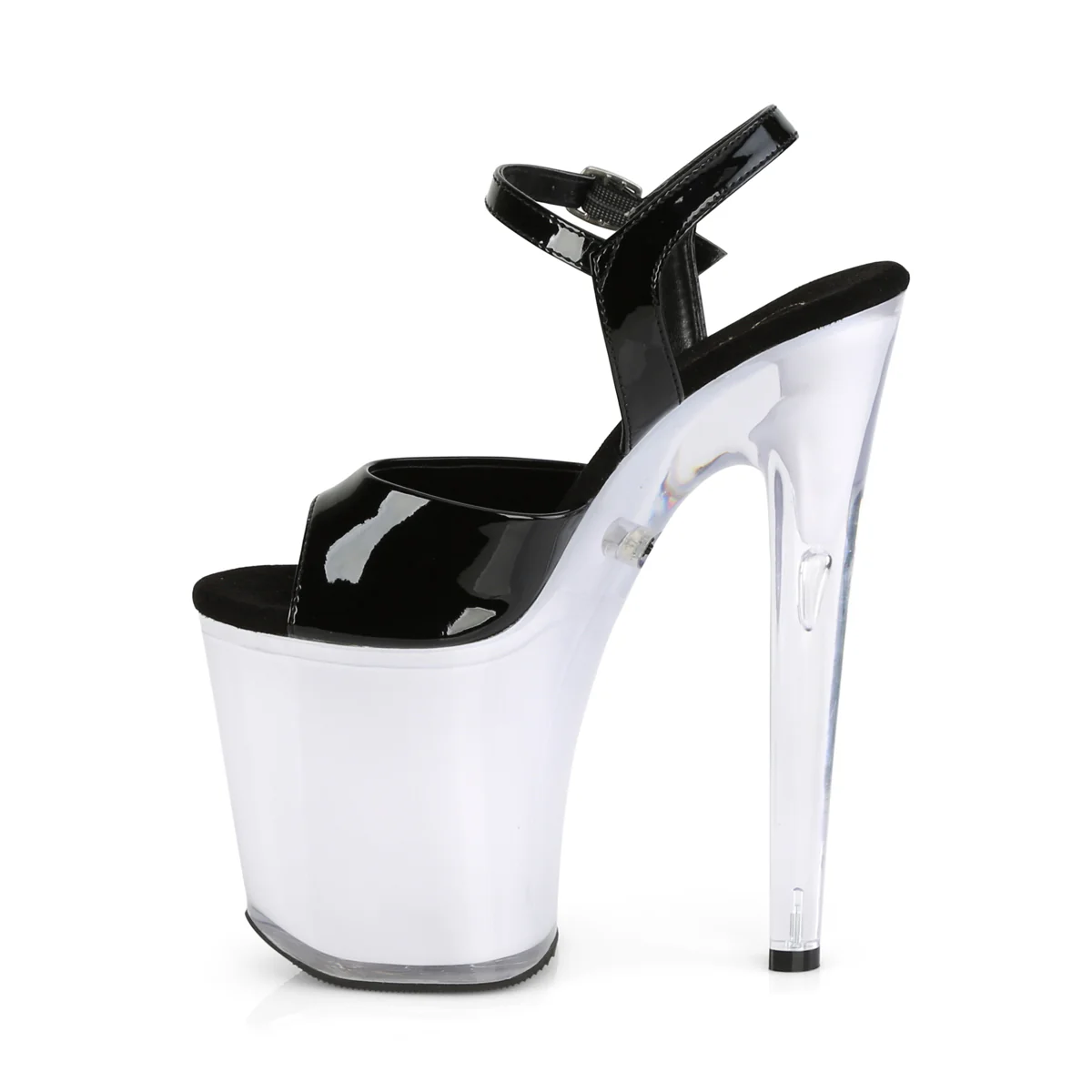 ILLUMINATOR-809  Black Patent/White Glow - Image 3