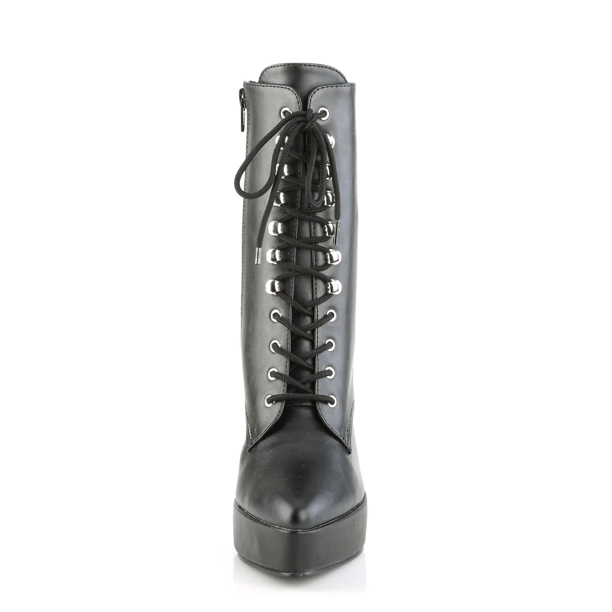 INDULGE-1020 Black Faux Leather - Image 2