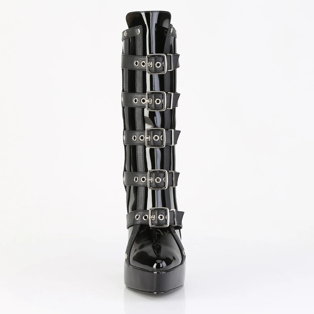 INDULGE-1038  Black Patent - Image 2
