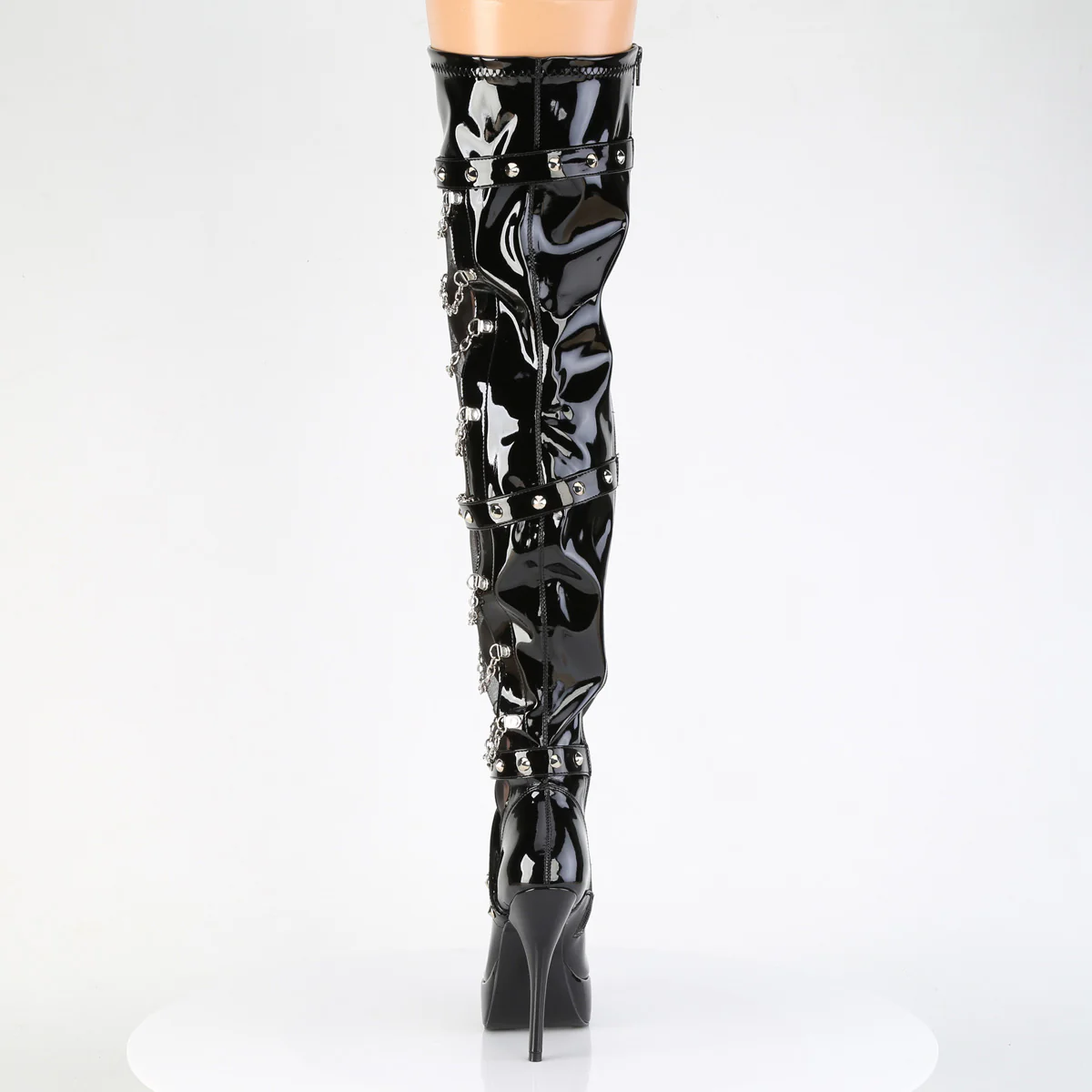 INDULGE-3026 Black Patent - Image 4