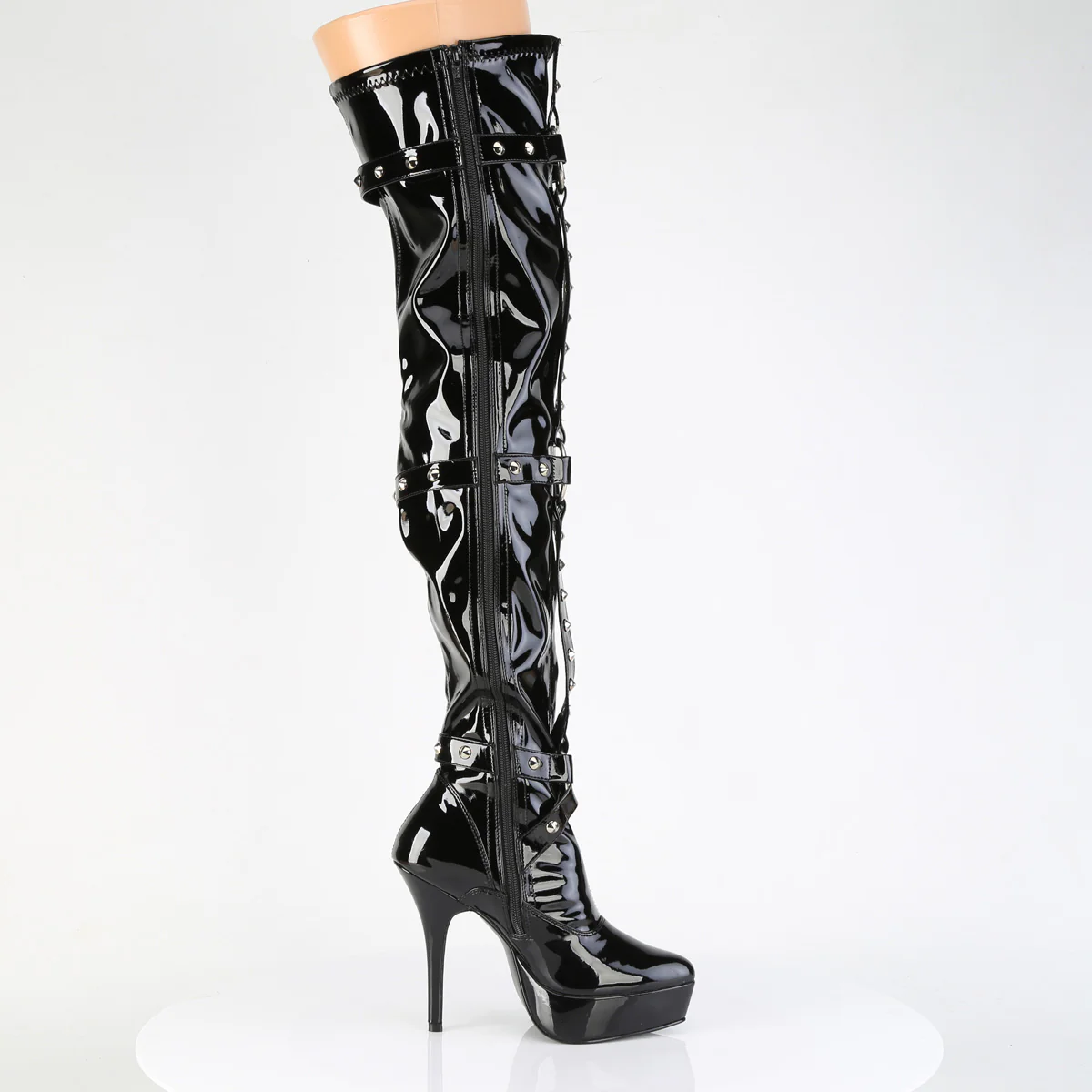 INDULGE-3026 Black Patent - Image 5