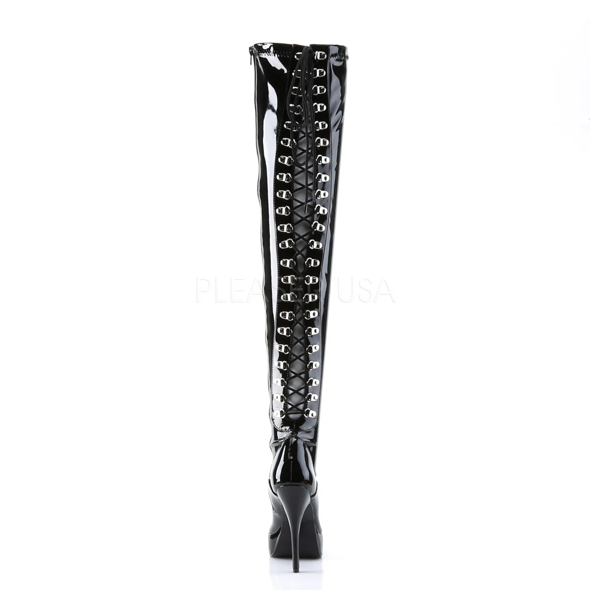 INDULGE-3063  Black Str Patent - Image 4