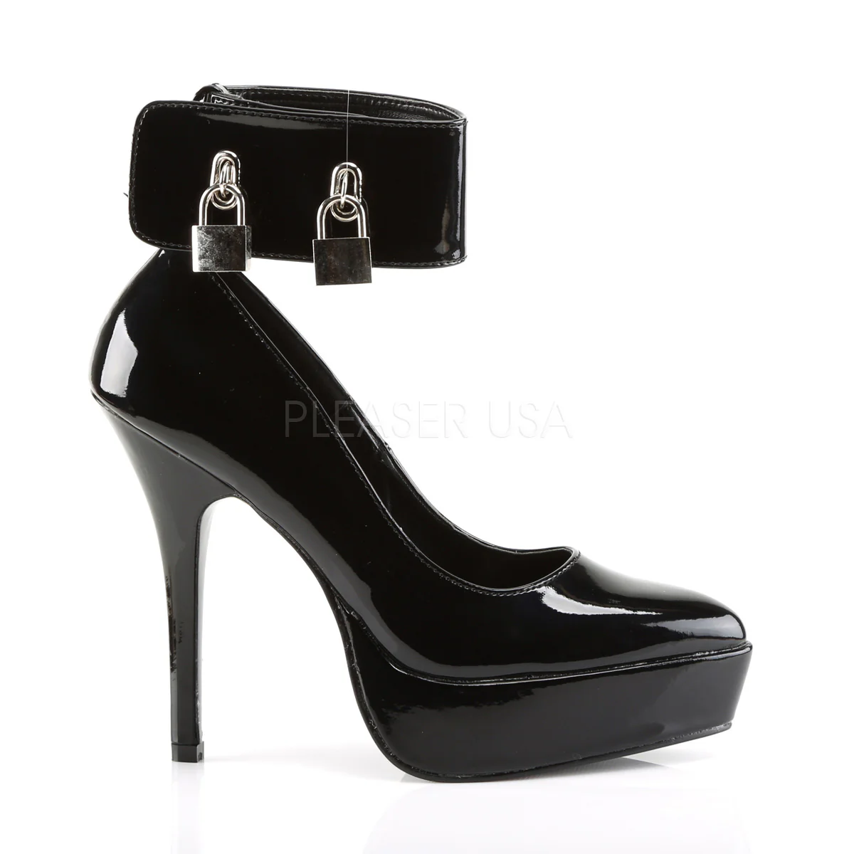 INDULGE-534 Black Patent - Image 5