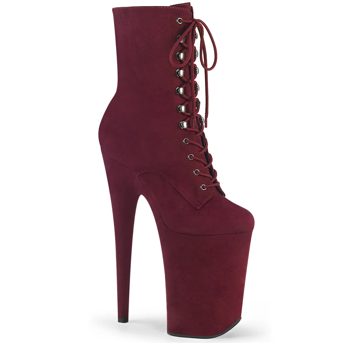 INFINITY-1020FS Burgundy Faux Suede/Burgundy Faux Suede