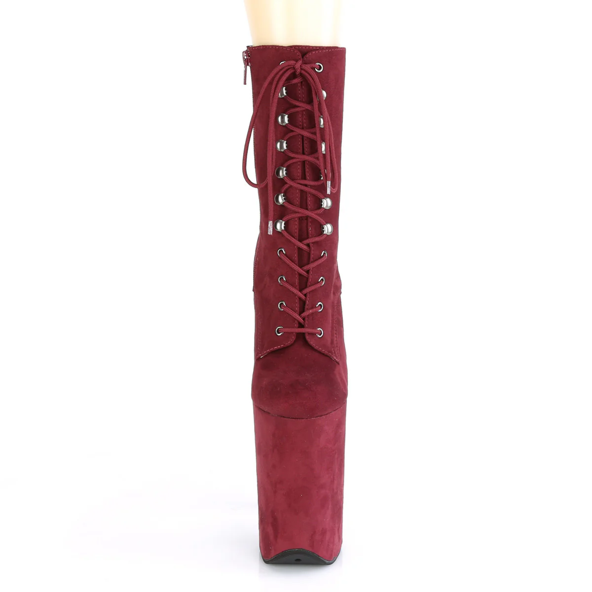 INFINITY-1020FS Burgundy Faux Suede/Burgundy Faux Suede - Image 2