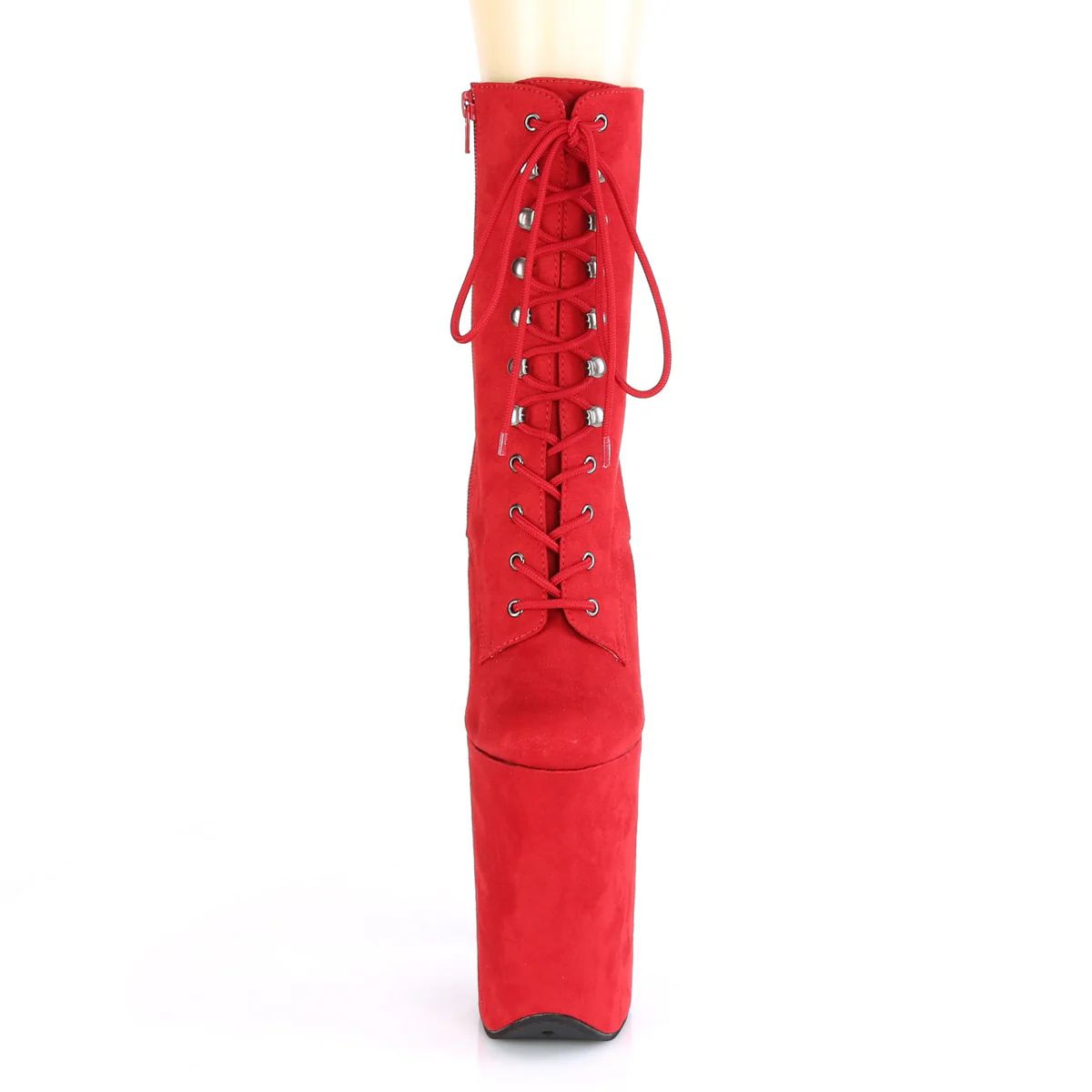 INFINITY-1020FS  Red Faux Suede/Red Faux Suede - Image 2
