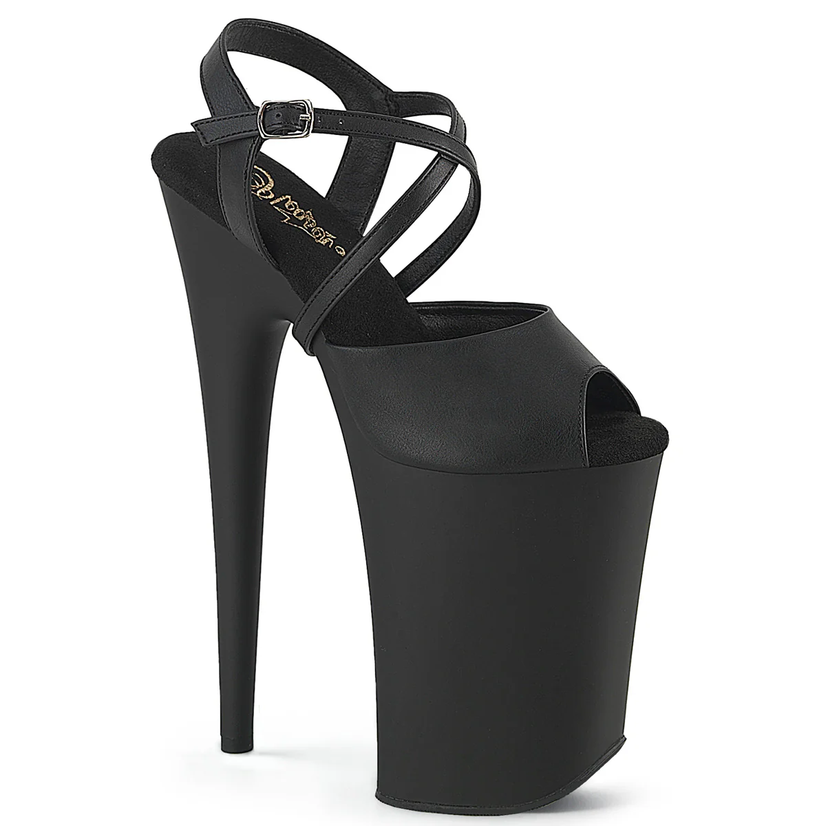 INFINITY-924 Black Faux Leather/Black Matte