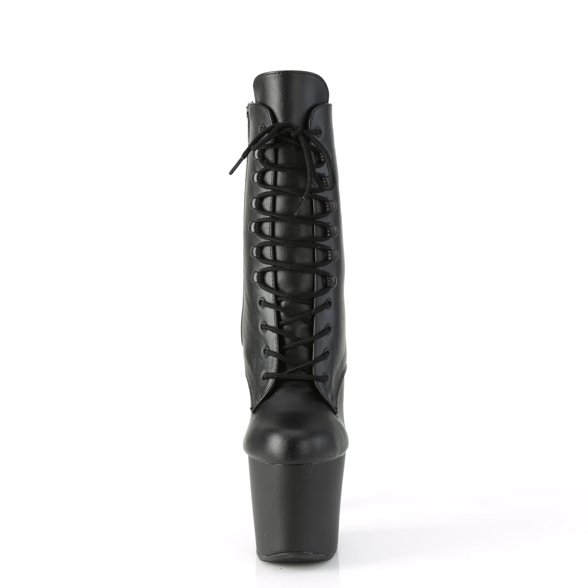 IRONGRIP-1020 Black Faux Leather/Black Matte-Silver Brushed - Image 2