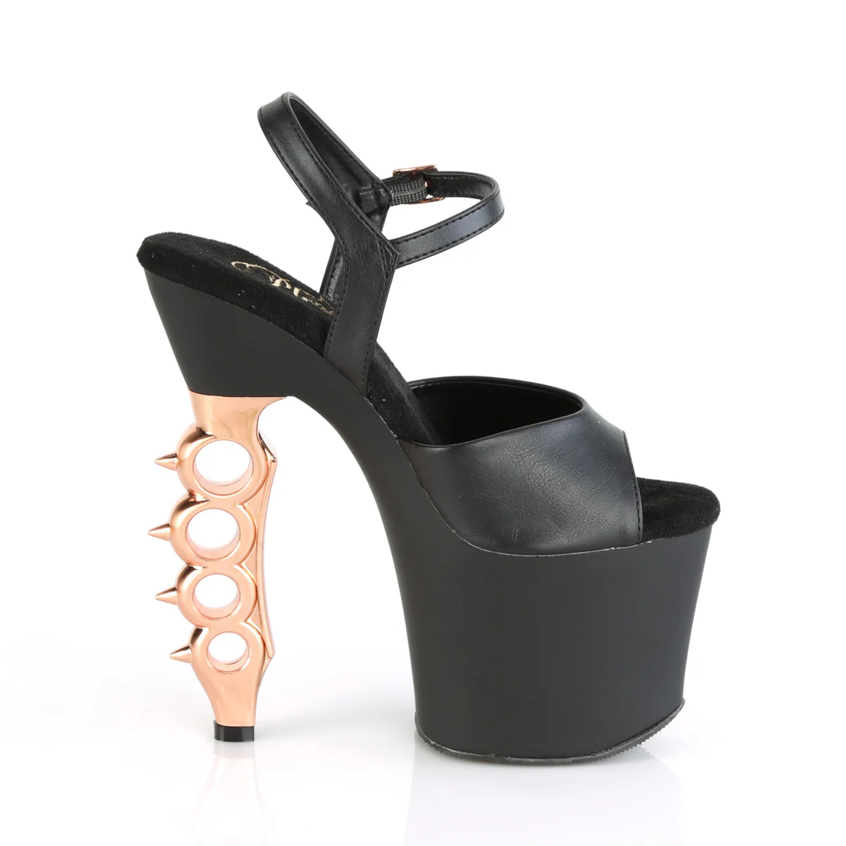 IRONGRIP-709  Black Faux Le./Black Matte-Copper Brushed - Image 5