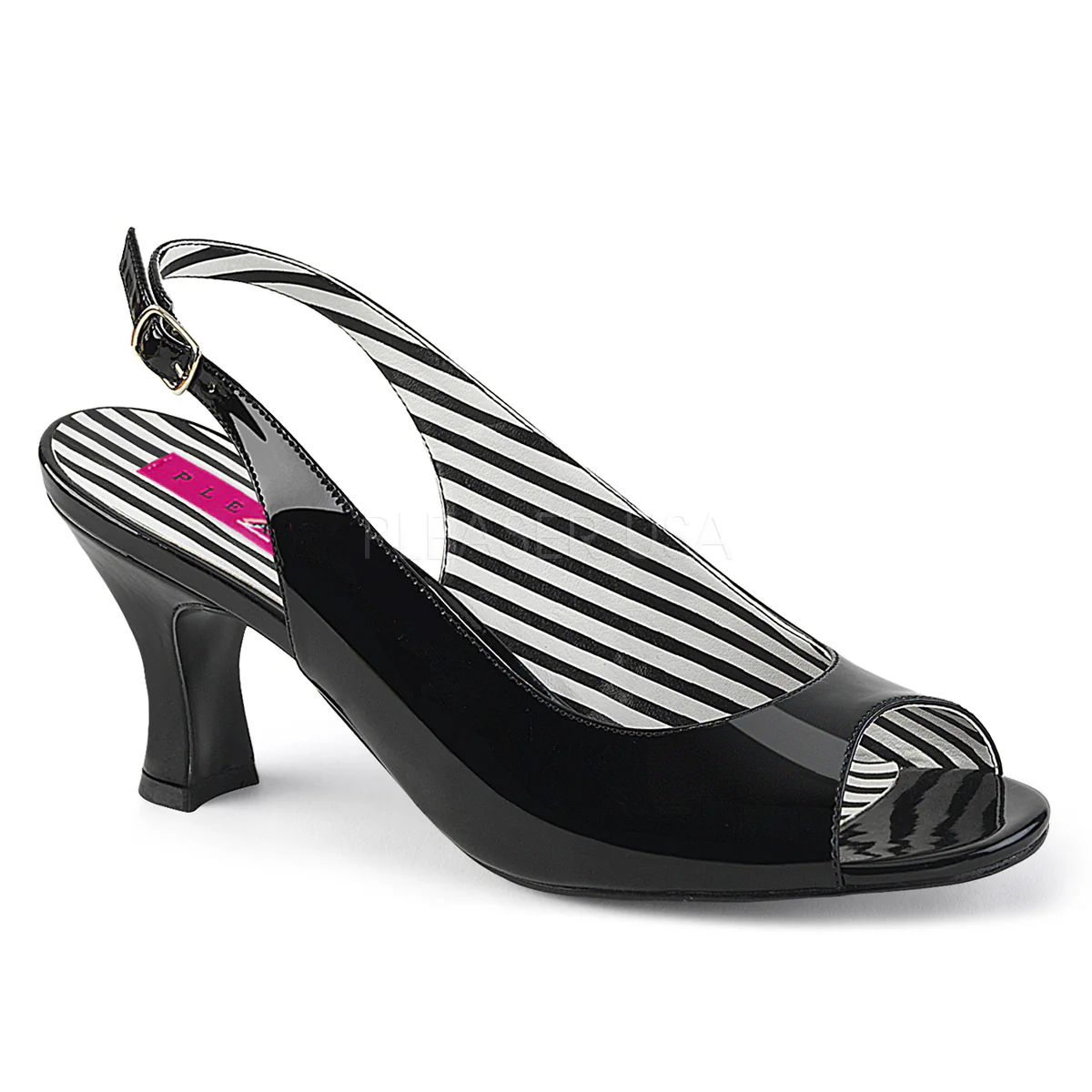 JENNA-02  Black Patent