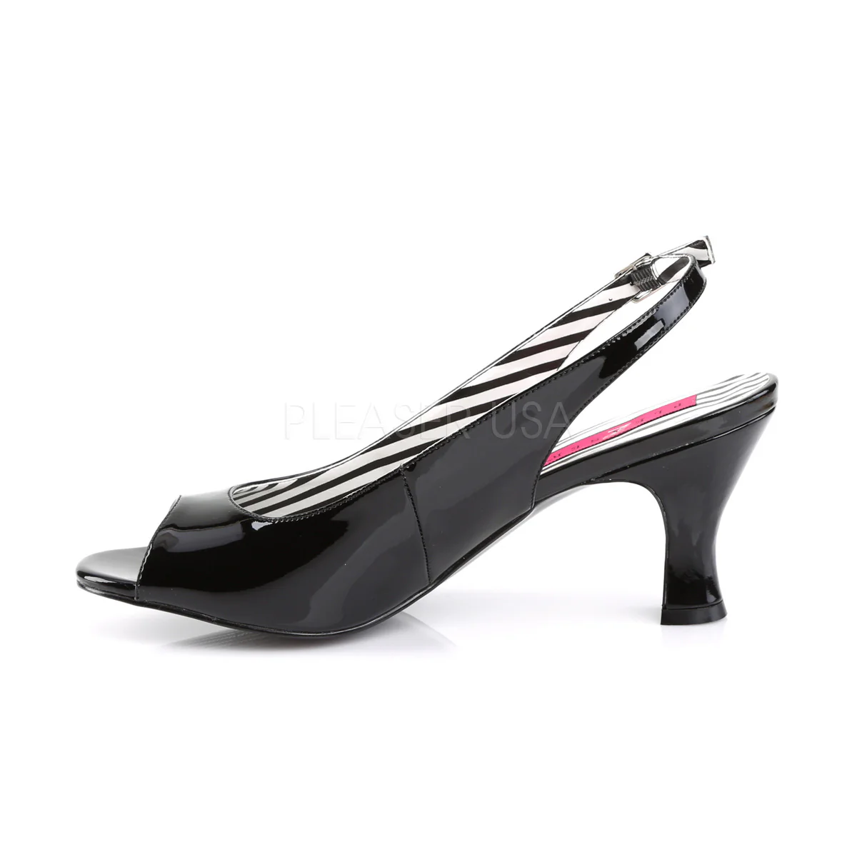 JENNA-02  Black Patent - Image 3