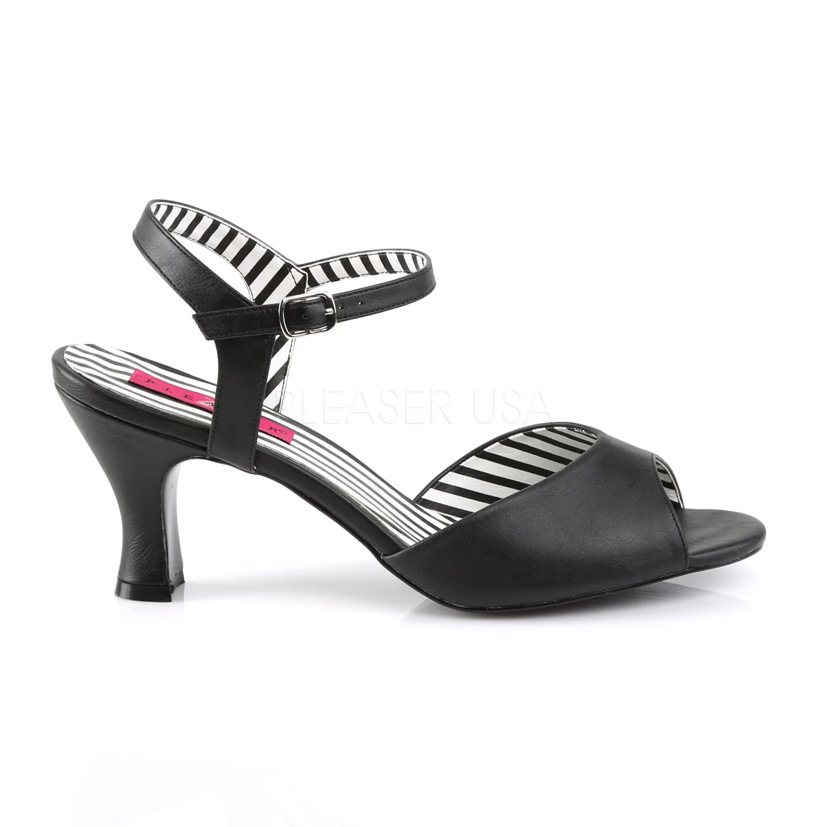 JENNA-09  Black Faux Leather - Image 5