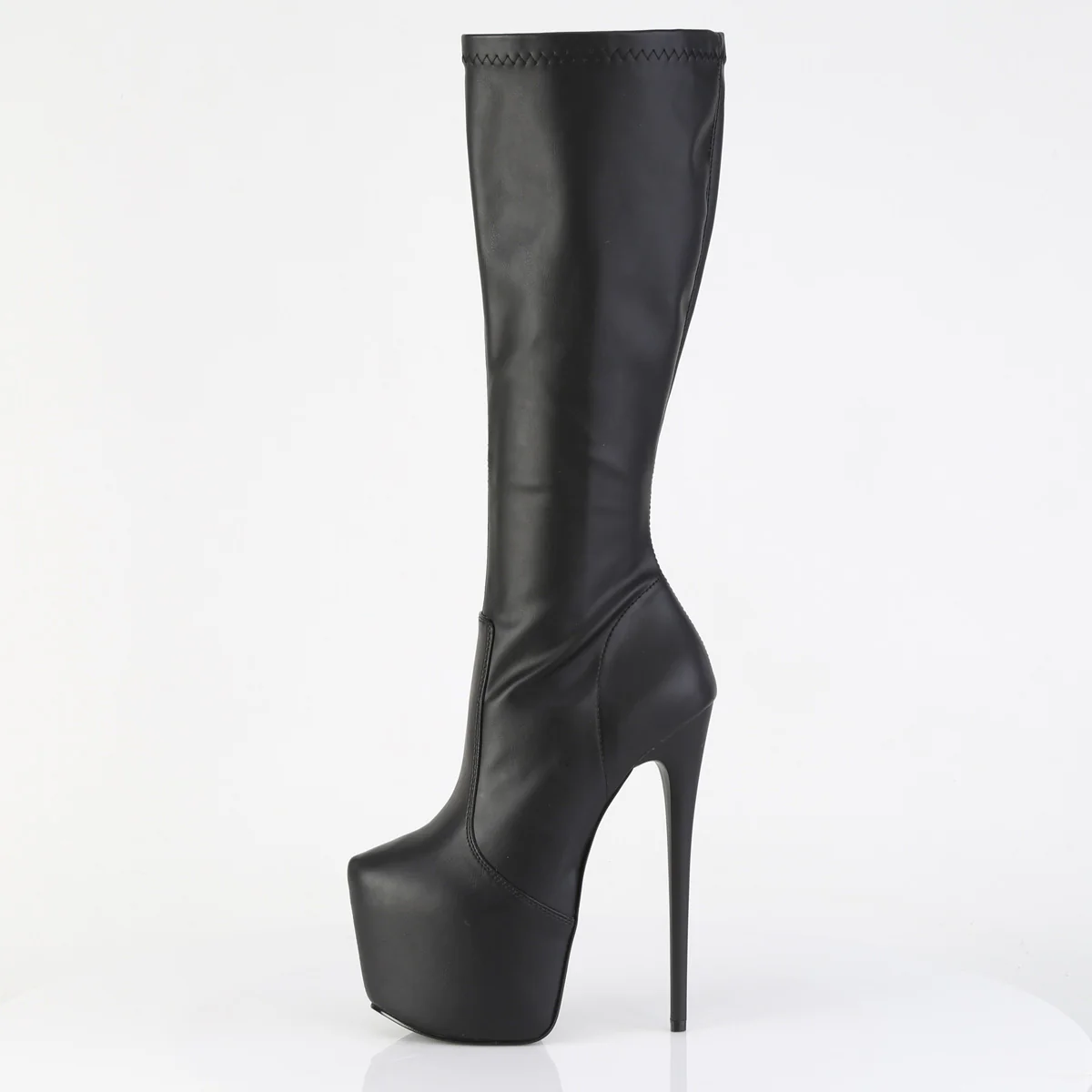 JUBILANT-2000 Black Stretch Faux Leather - Image 3