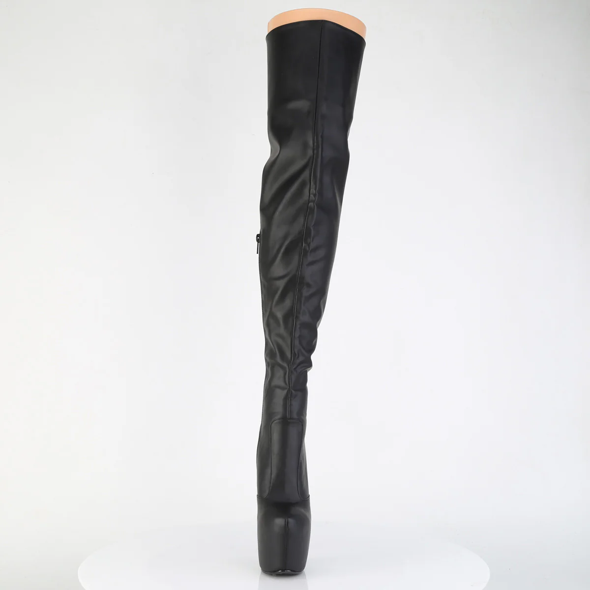 JUBILANT-3007  Black Stretch Faux Leather - Image 2