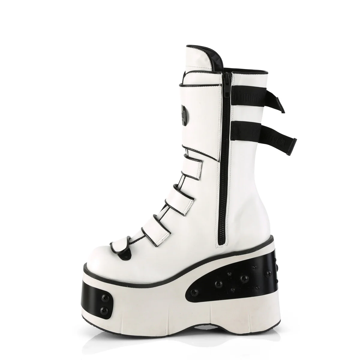 KERA-108  White Vegan Leather - Image 3