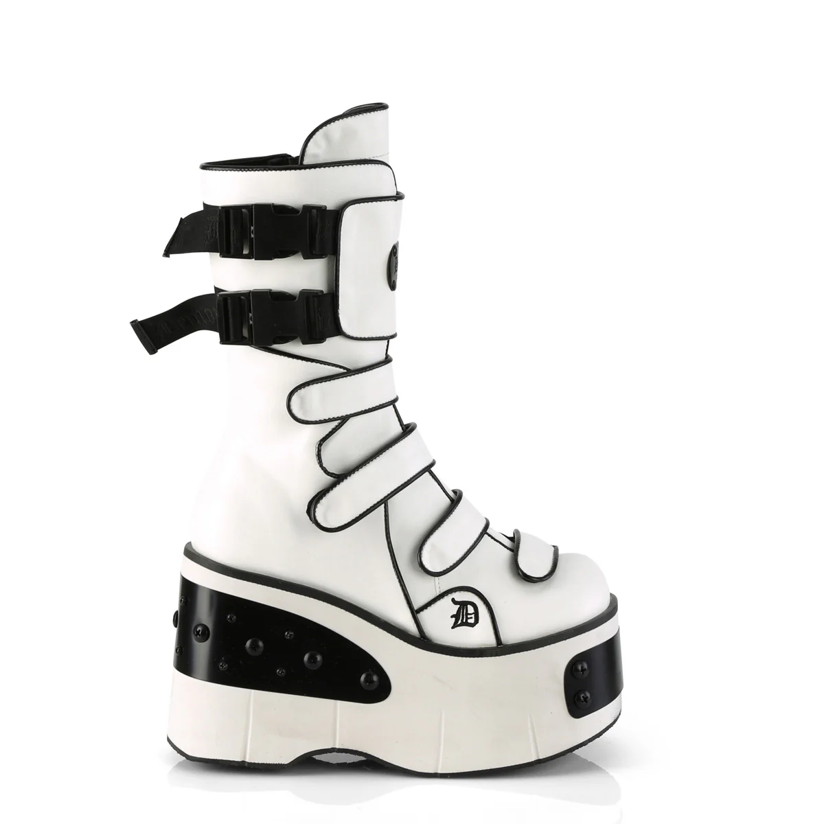 KERA-108  White Vegan Leather - Image 5