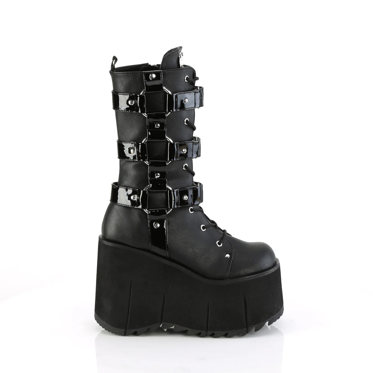 KERA-110  Black Vegan Leather-Patent - Image 5