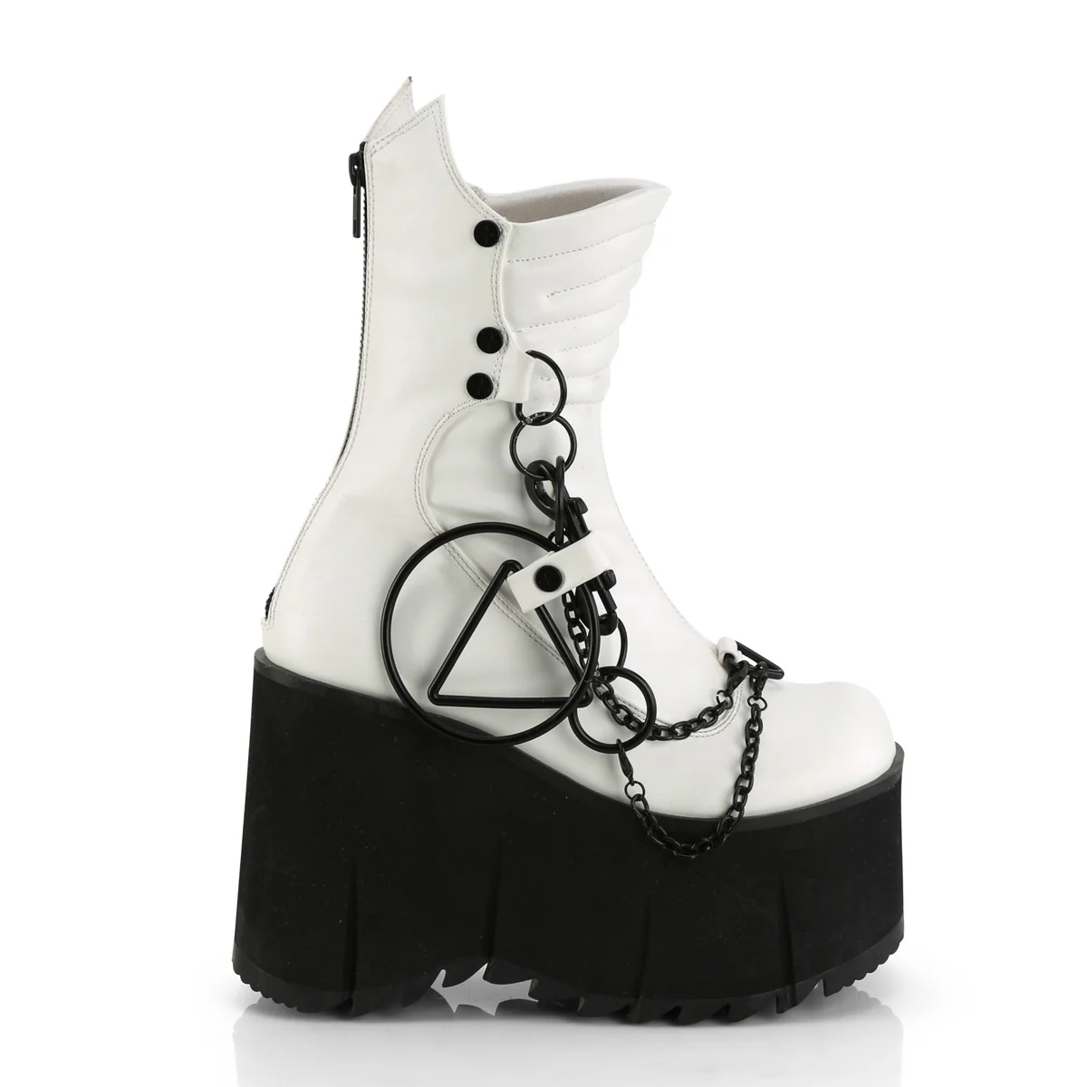KERA-130 White Vegan Leather - Image 5