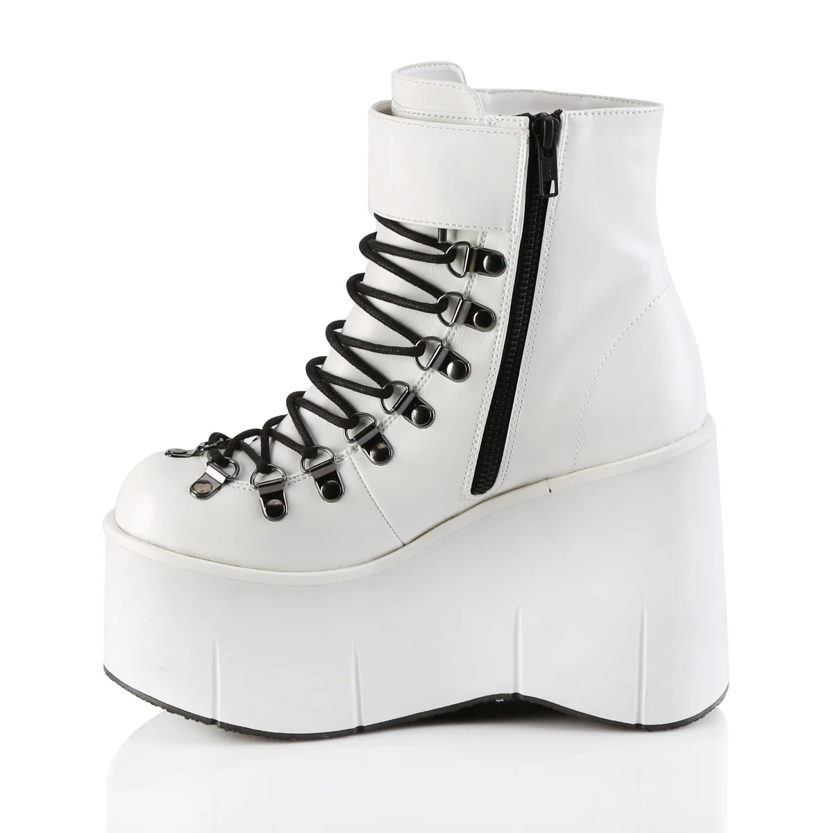 KERA-21  White Vegan Leather - Image 3