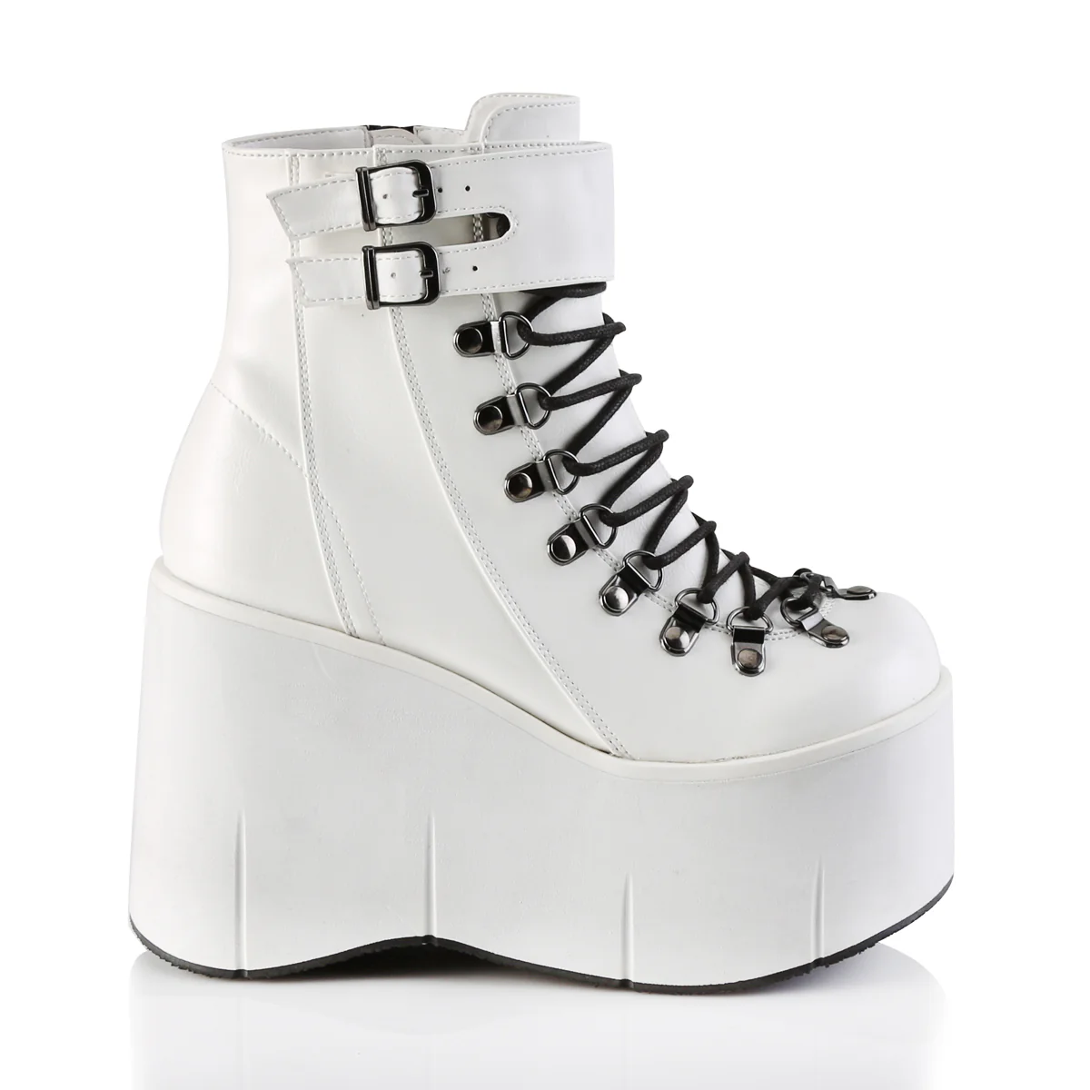 KERA-21  White Vegan Leather - Image 5