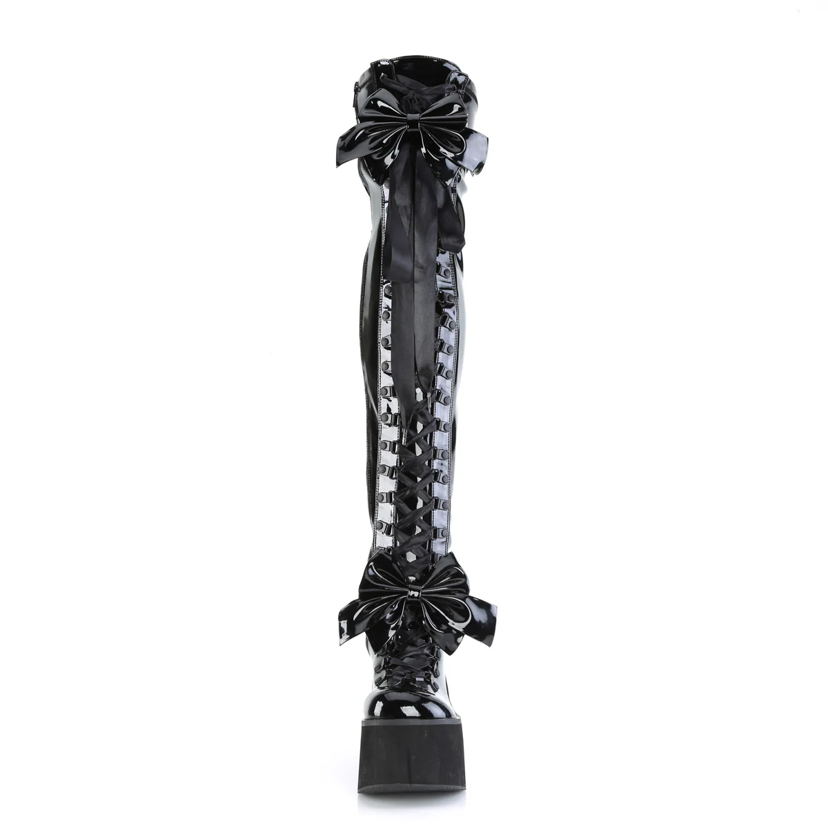 KERA-303 Black Stretch Patent - Image 2