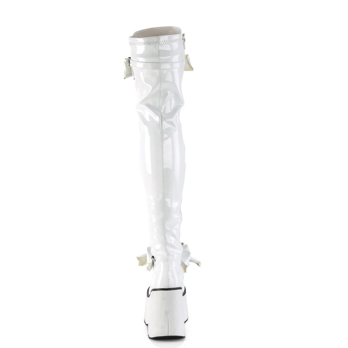 KERA-303  White Stretch Patent - Image 4