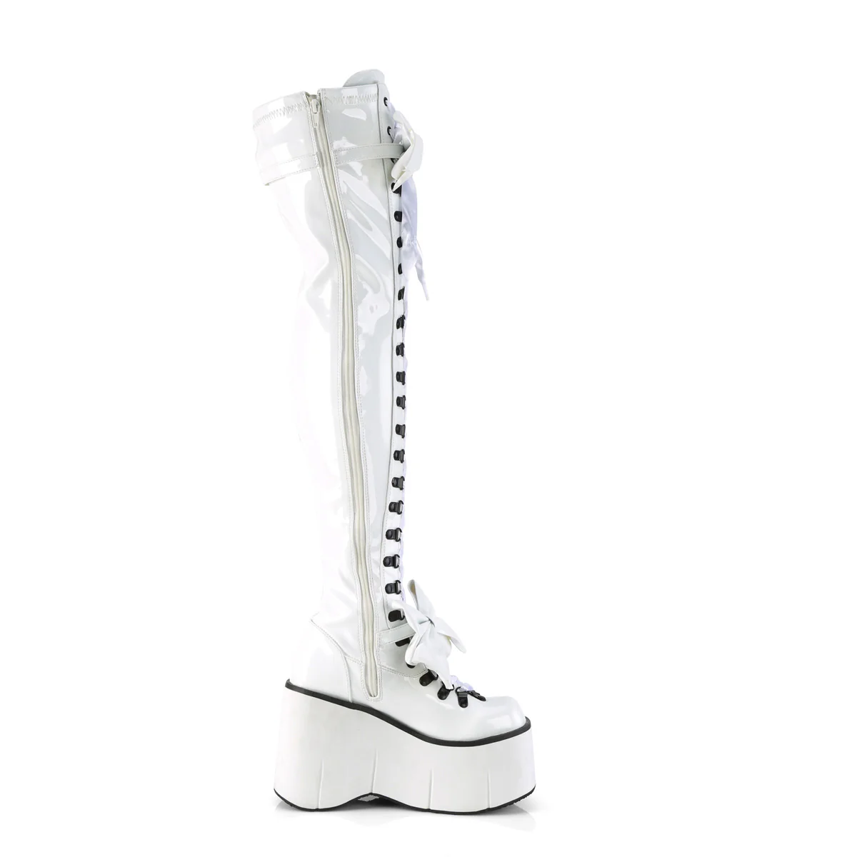 KERA-303  White Stretch Patent - Image 5