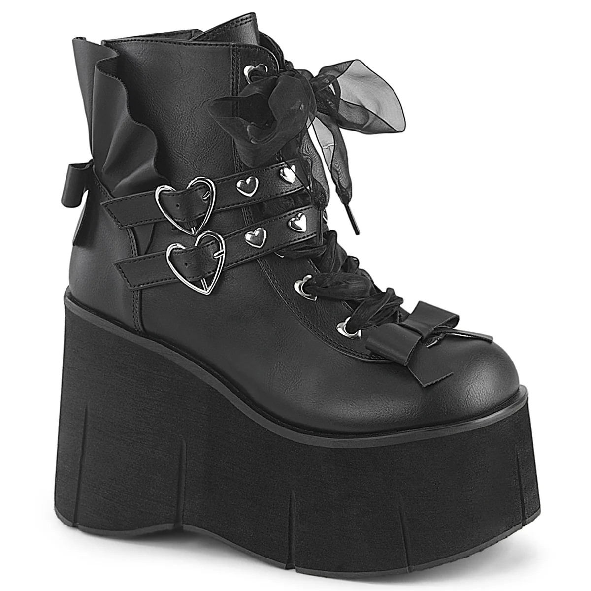 KERA-55  Black Vegan Leather