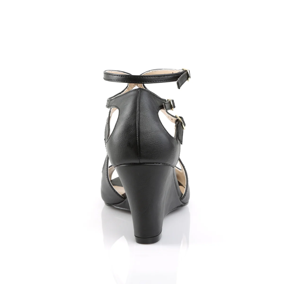 KIMBERLY-04 Black Faux Leather - Image 4