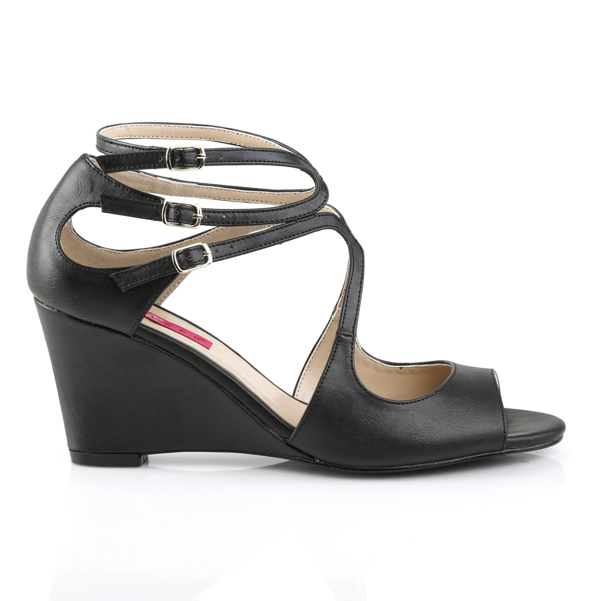 KIMBERLY-04 Black Faux Leather - Image 5