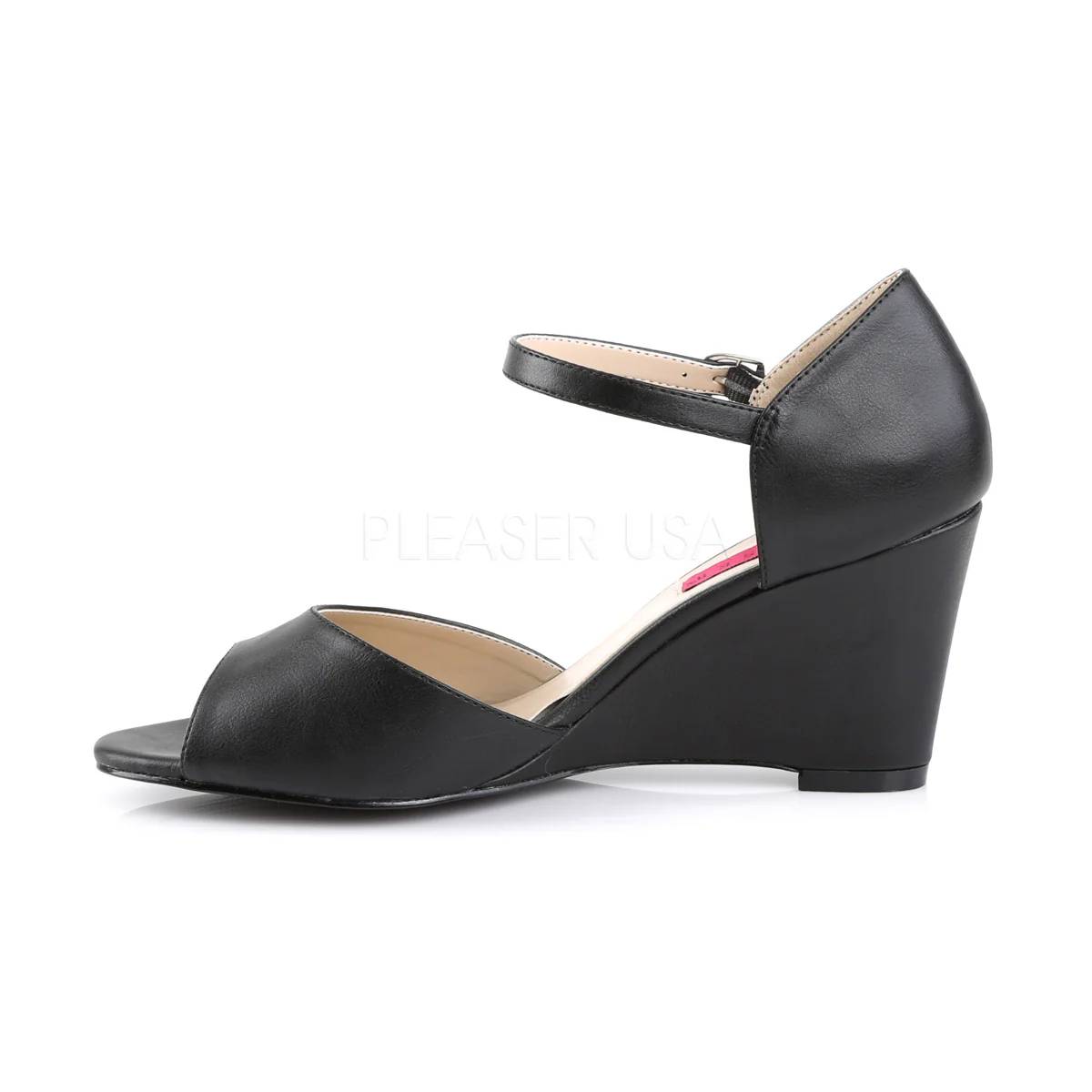 KIMBERLY-05 Black Faux Leather - Image 3