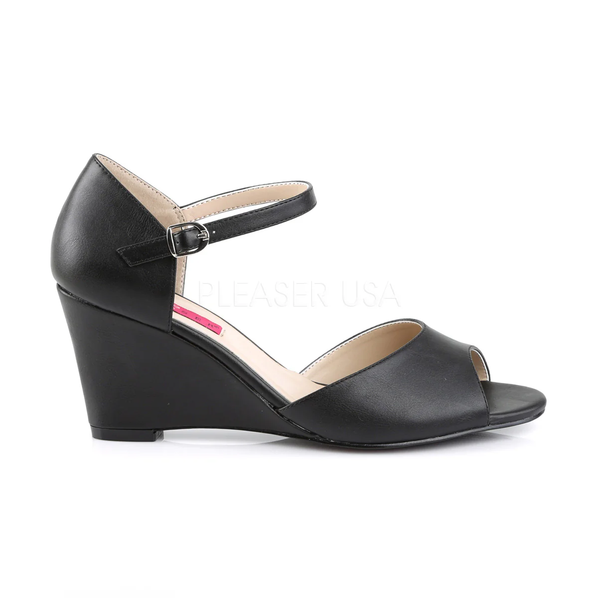 KIMBERLY-05 Black Faux Leather - Image 5
